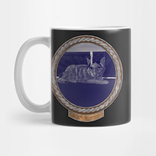 Lucy&#39;s Hiding Place (frame silver celtic rope silver rim) Mug